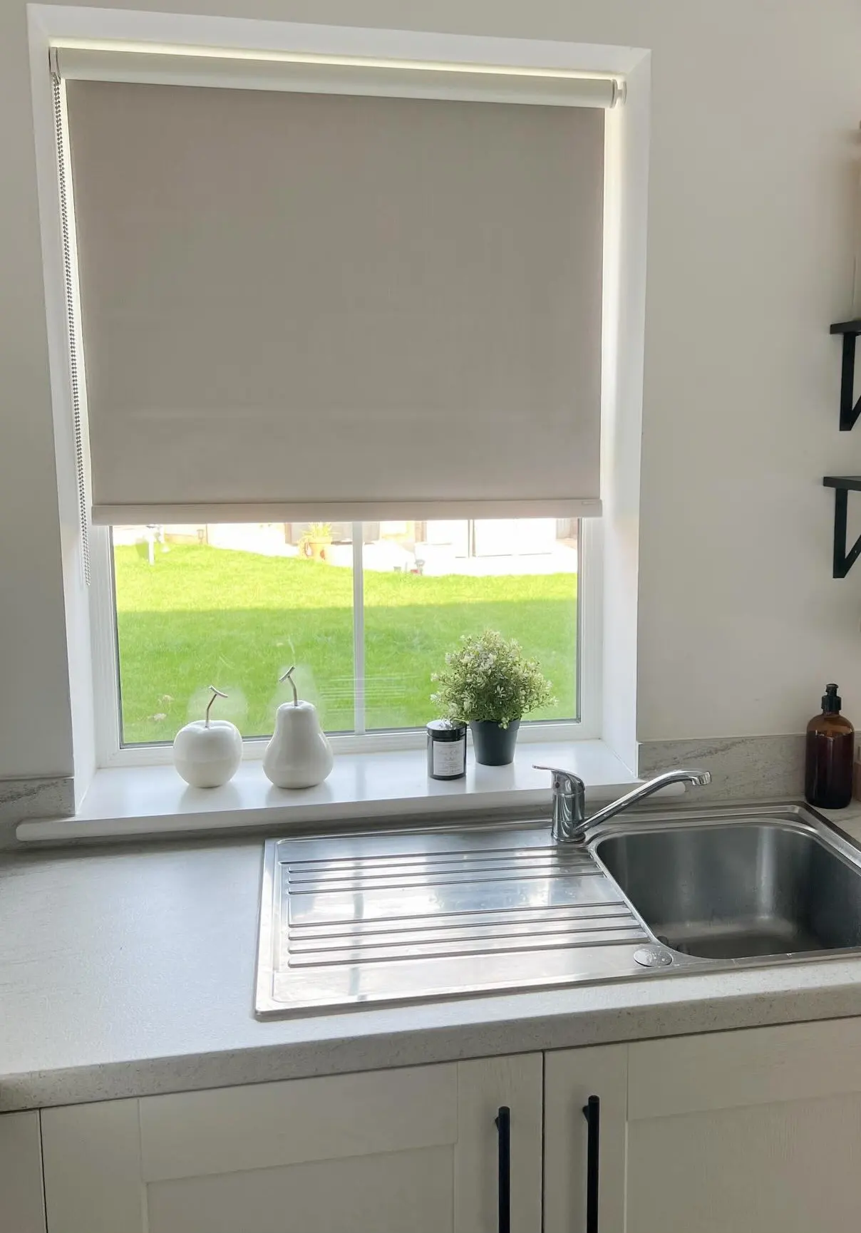 Roller blind fitted at a window – Acocks Green Blinds
